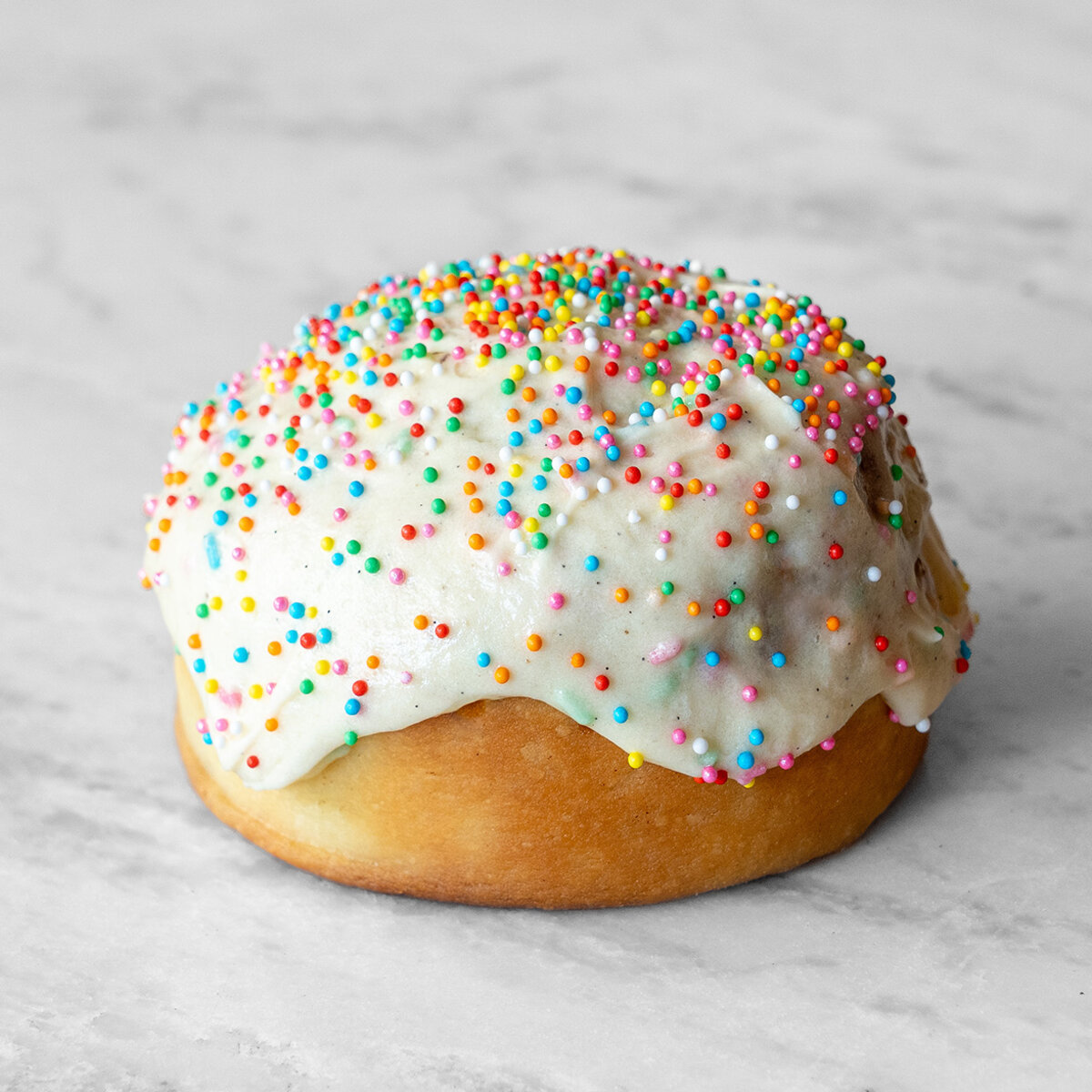Funfetti Roll with sprinkles